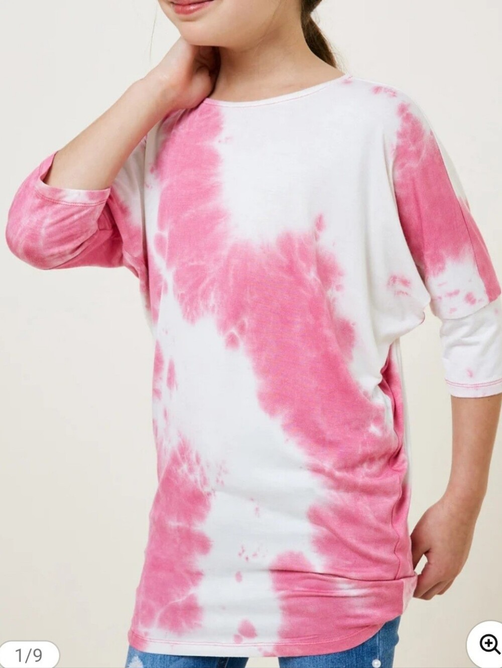 Hayden Los Angeles Pink Tie Dye Dolman Sleeve Top | NWT | Small